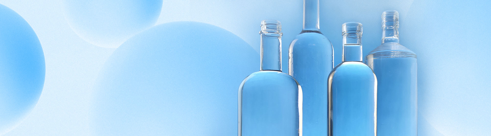 Bottiglie di vetro per liquori