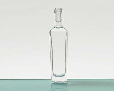 Bottiglie di vetro per liquori quadrati