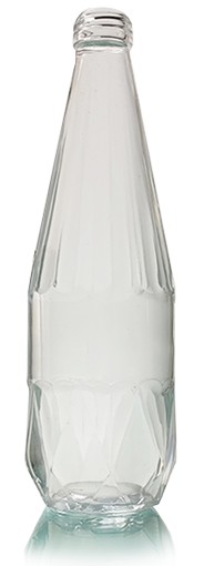 Bottiglie di vetro d'acqua