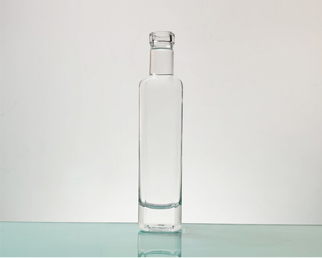 Bottiglie di olio d'oliva trasparente di forma quadrata da 250ml