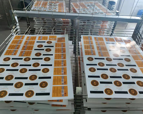 Etichette decalcomanie per la stampa