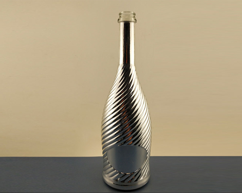 Bottiglie di vetro di Champagne color oro di lusso da 750ml