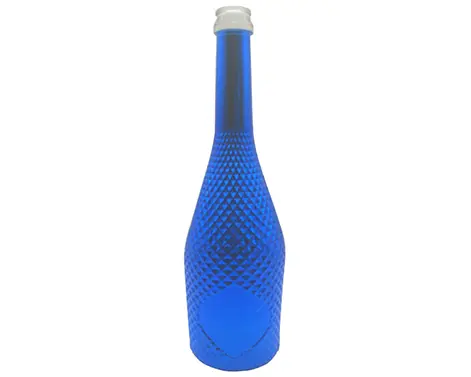75cl nuova bottiglia di Champagne blu lucido