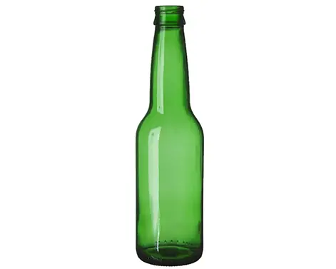 Bottiglia di vetro di birra con radice di limonata vuota da 150ml