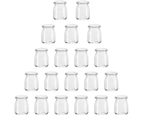 Barattolo di yogurt in vetro Flint normale da 100ml
