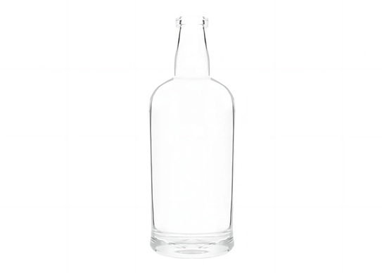 Bottiglia di whisky personalizzata Base in vetro pesante 75cl per il commercio all'ingrosso
