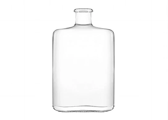Bottiglia di liquore per fiaschetta da 75cl bottiglie di Gin in vetro di forma ovale da 750ml