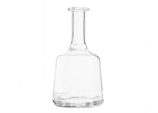 Bottiglie di vetro di lusso alla moda a collo lungo per l'imballaggio di liquori