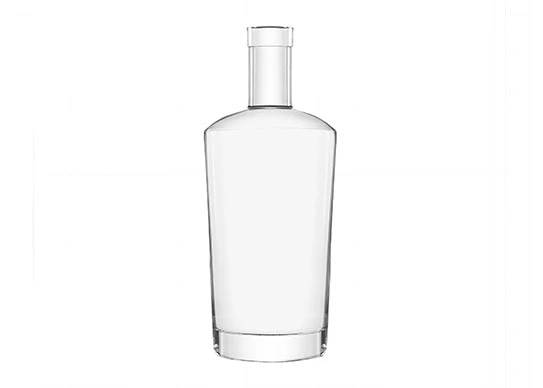 Imballaggio in vetro bottiglie trasparenti bottiglie di alcol da 75cl Base stabile