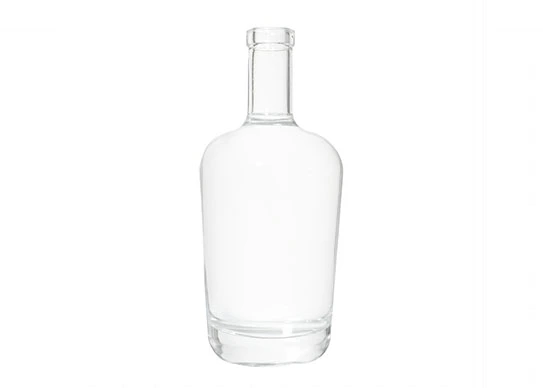 Bottiglie di liquori artigianali nuovo Design bottiglie di vetro Extra bianche da 750ml