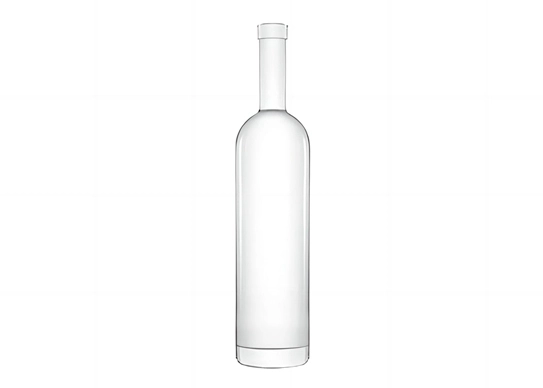 Bottiglie di vetro eleganti a forma di cilindro bottiglia di Vodka alta 750ml