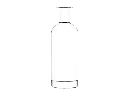 Bottiglia di vetro da 700ml Premium Wide-Lip Heavy Base 70cl cilindro whisky o Gin Bottle