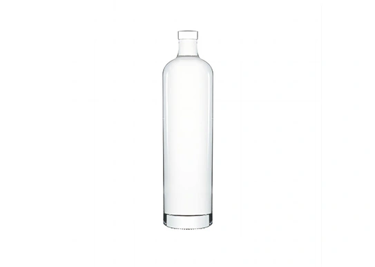 Cilindro bottiglia di alcol alta finitura tappo bottiglia di vetro Super Flint