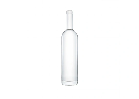 Cilindro bottiglia di vino ghiaccio 700ml tappo di sughero finitura bottiglia di vetro