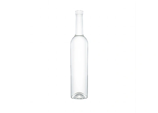 Bottiglia di vetro per imballaggio Liquer 700ml alta e rotonda