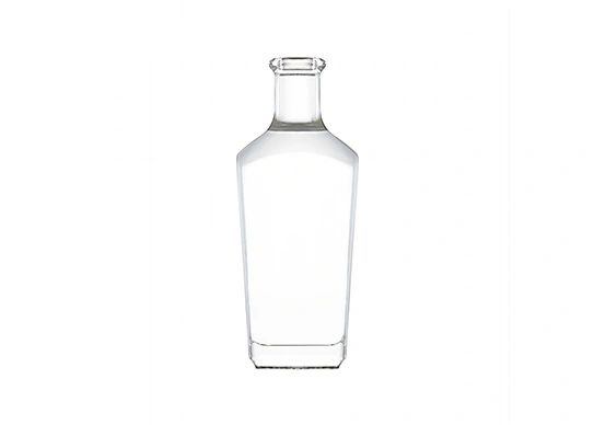 Bottiglia di liquore all'ingrosso vuota bottiglia quadrata da 700ml Gin Rum Packing