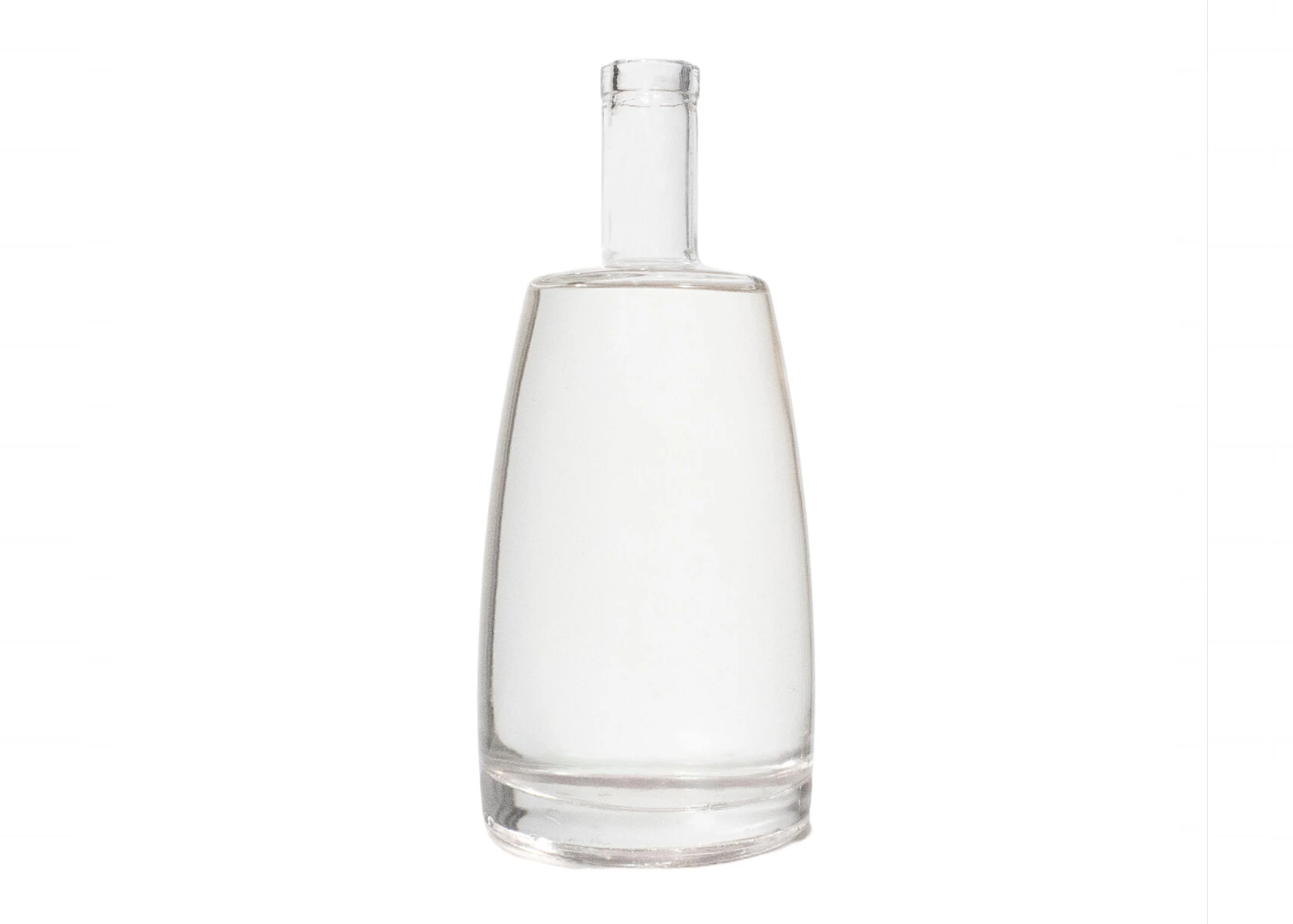 Nuova bottiglia di Tequila da 500ml di forma rotonda in vetro Extra Flint