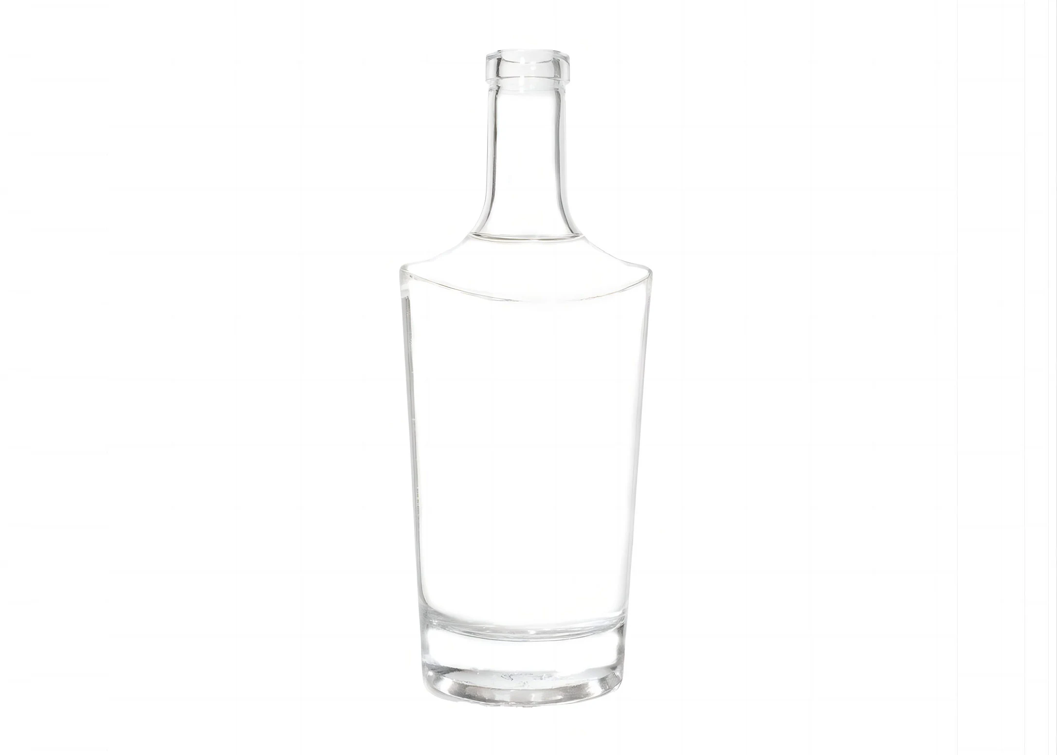 Bottiglia di vetro per liquori con Design speciale a spalla da 500ml