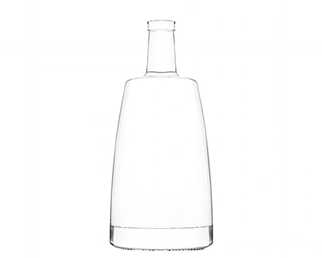 Decanter per whisky con fondo ovale Premium Design elegante flacone per liquori con tappo per tappi di sughero da 1000ml
