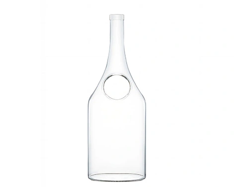 Bottiglia di liquori di Brandy a fondo sottile ovale Premium da 1000ml