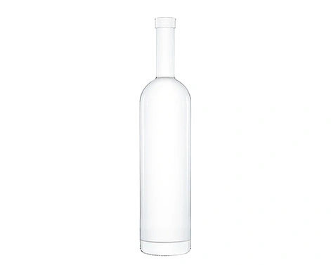 Bottiglia di Vodka Extra Flint rotonda alta da 1000ml Premium