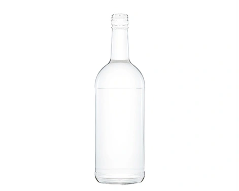 Imballaggio rotondo in bottiglia di vetro Flint alto da 1000ml