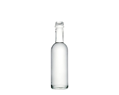 Mini bottiglie di Vodka da 50ml sfuse-bottiglia di vetro Flint normale di tipo nordico rotondo