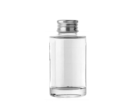Bottiglia di liquore in vetro Vodka con tappo a vite per formaggio da 50ml