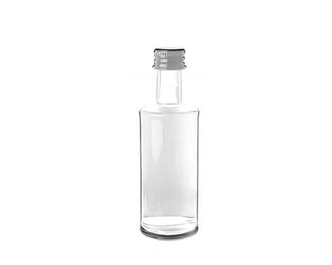 Flacone in vetro per whisky Cracker da 50ml con tappo a vite