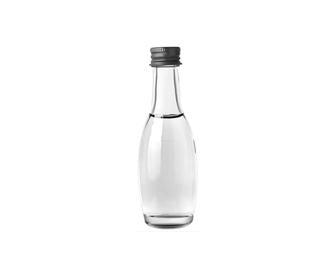 Eleganti bottiglie di liquore rotonde da 50ml ideali per regali e campioni