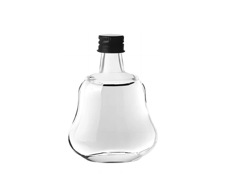 RSG vuoto Mini 50ml liquore in vetro piatto Brandy Rum Gin bottiglia con GPI