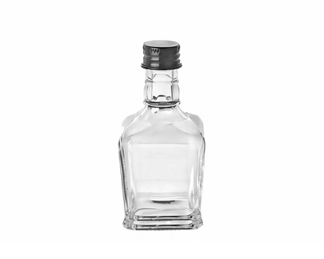 Bottiglie di liquore quadrate compatte eleganti da 50ml in vetro perfette per regalare regali